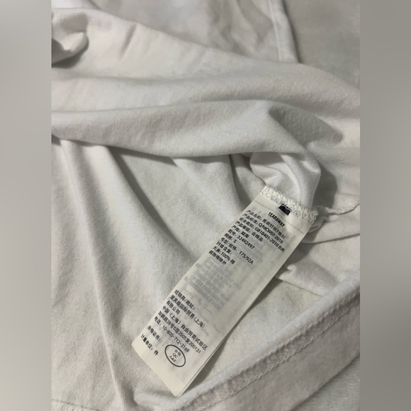 Men Fashion white long sleeve stripe T-shirt by Hollister size Small - Picture 7 of 7